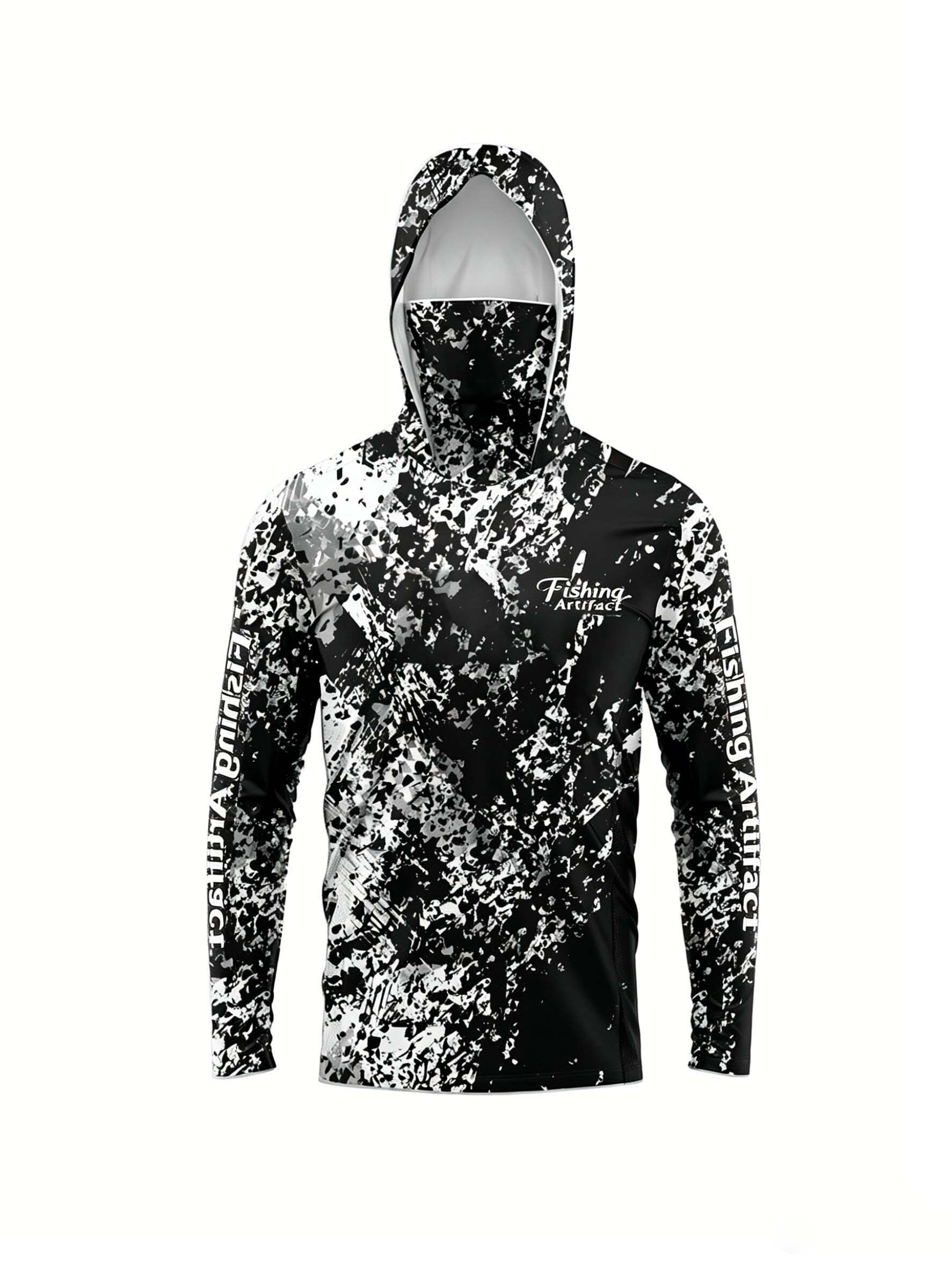 Fishing Hoodie - Erkek Yazlık 3D Baskılı Balıkçı Kapüşonlu