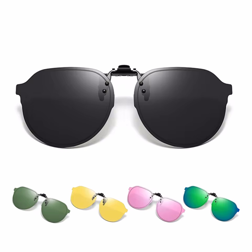 Fishing Sunglasses Polarized - Polarize Güneş Koruyucu Lensler Klipsli Güneş