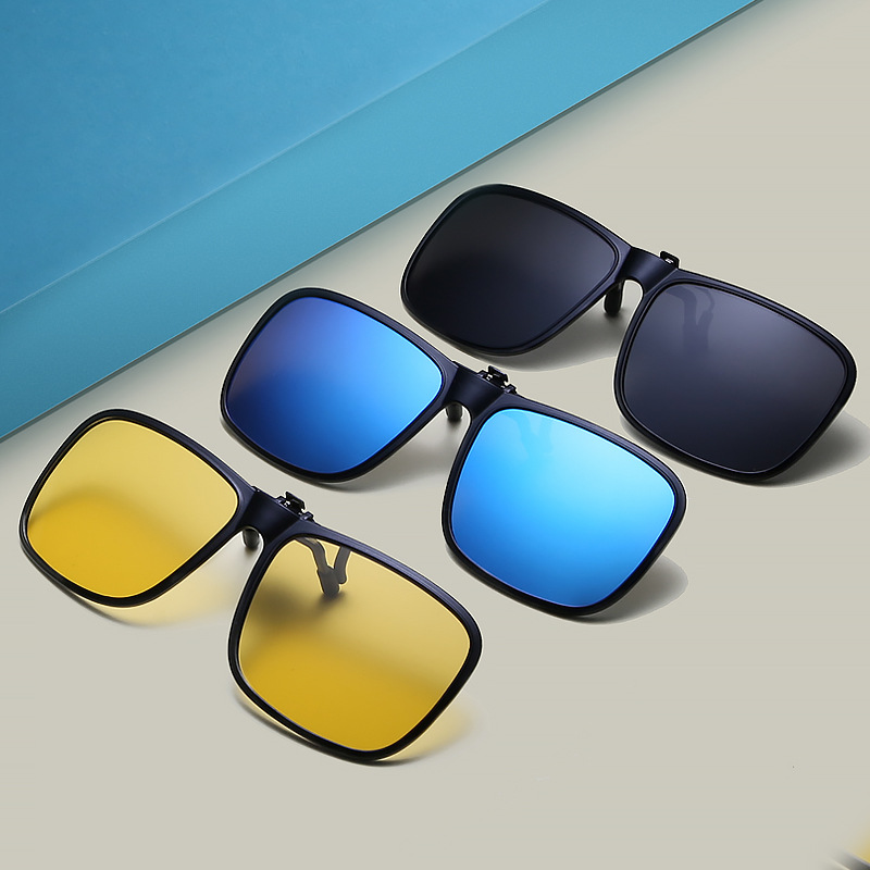 Fishing Sunglasses Polarized - Kare Polarize Güneş Gözlüğü Klip Miyopi