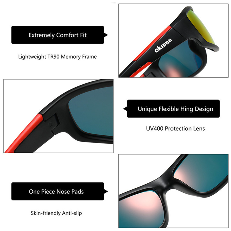 Okuma Yüksek Çözünürlüklü Pola - Fishing Sunglasses Polarized incelemesi ve fiyatı