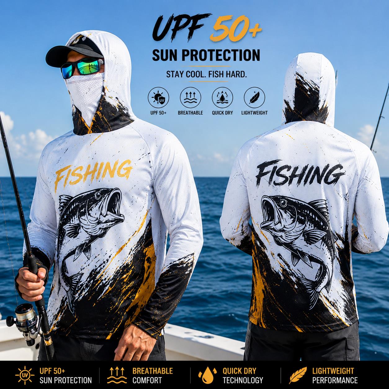 Hızlı Kuruyan Nefes Alabilen E - Fishing Hoodie incelemesi ve fiyatı